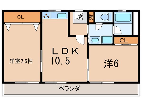 パラツィーナ二見の物件間取画像